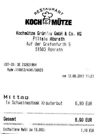 wdaw Hffner Kochmtze Restaurant